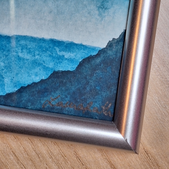 "Arctic Frost" Hand-painted watercolor painting - Picture 6 of 11